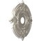 Ekena Millwork Attica PVC Ceiling Medallion (Canopies up to 6 3/4"), 19"OD x 3 1/2"ID x 1"P, Bright Coat Aluminum CMP19ATBAL - alternate 2
